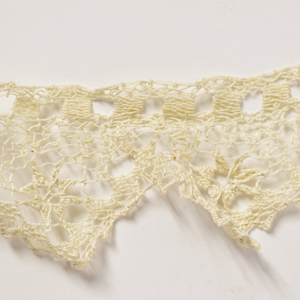 Vintage Handmade Woven Lace Not African