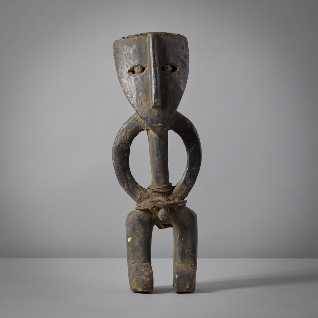 Lengola Standing Male Abstract Wood Figure Congo