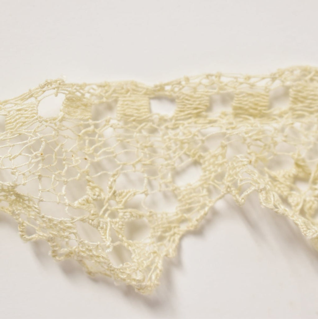 Vintage Handmade Woven Lace Not African