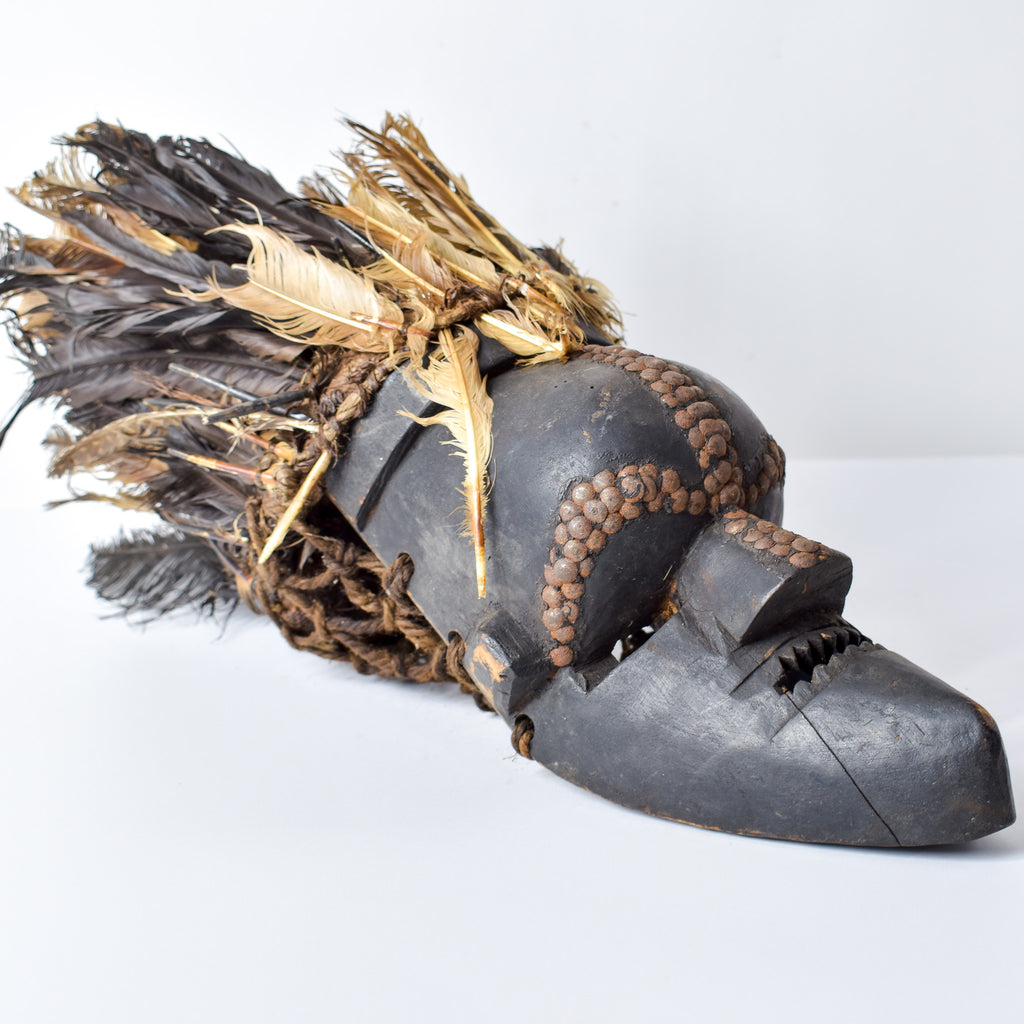 Salampasu Feathered Mask Congo