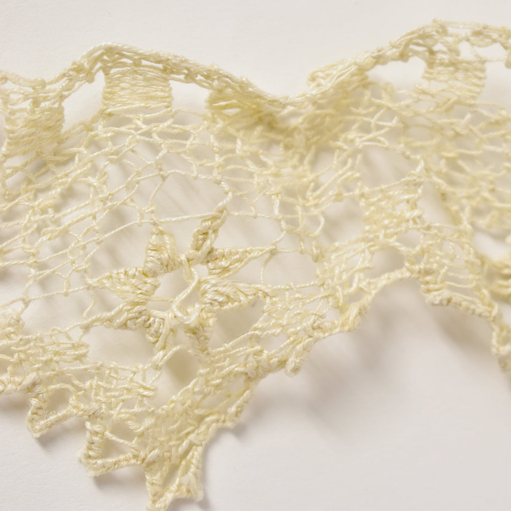 Vintage Handmade Woven Lace Not African