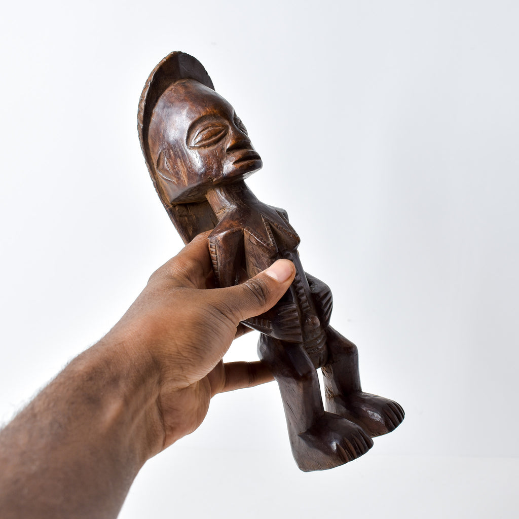 Tabwa Miniature Wood Figure Congo