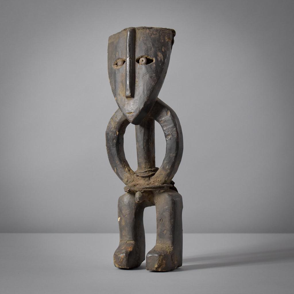 Lengola Standing Male Abstract Wood Figure Congo