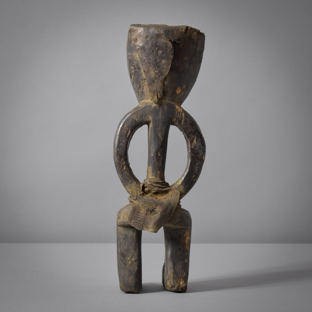 Lengola Standing Male Abstract Wood Figure Congo