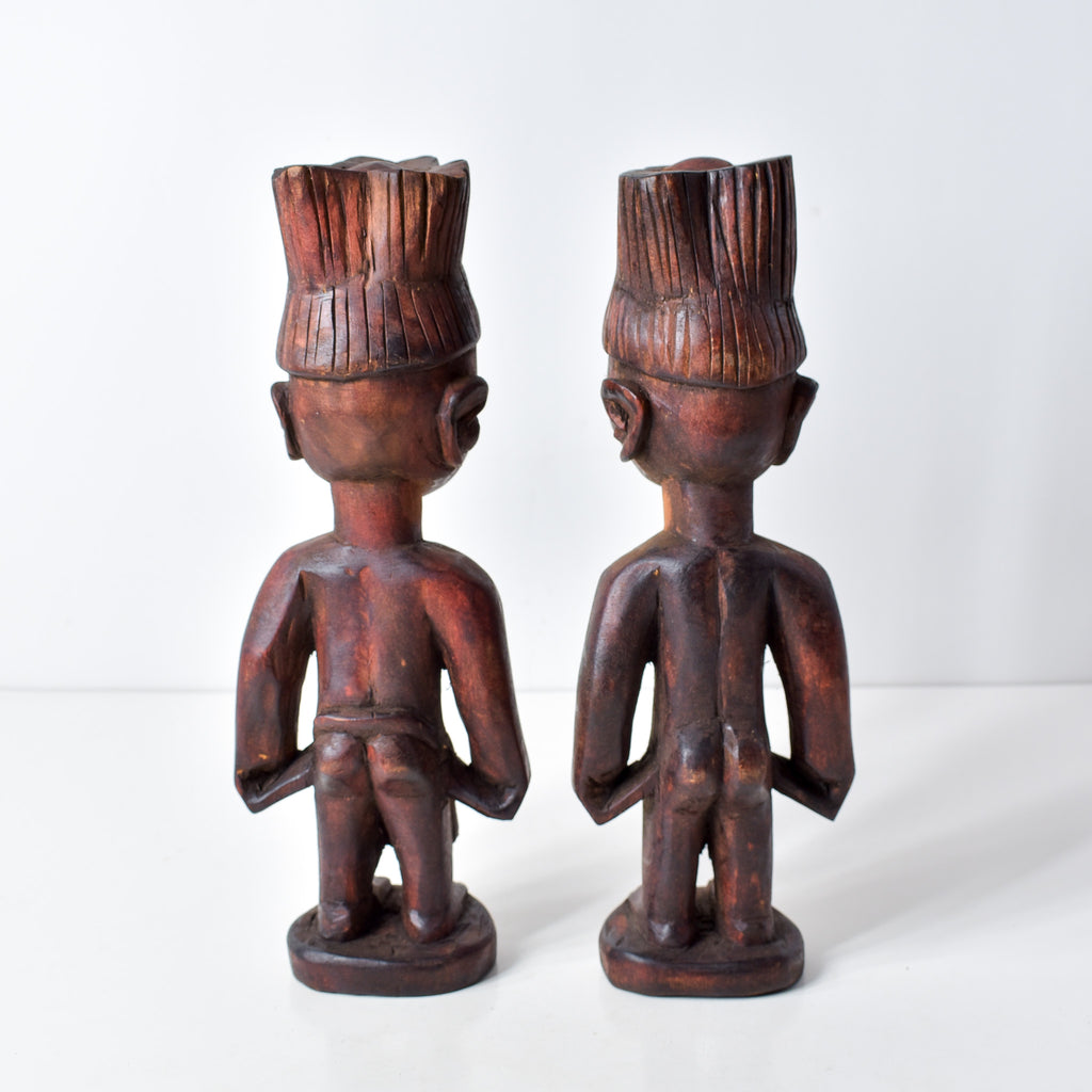 Yoruba Ibeji Pair of Twin Figures Nigeria
