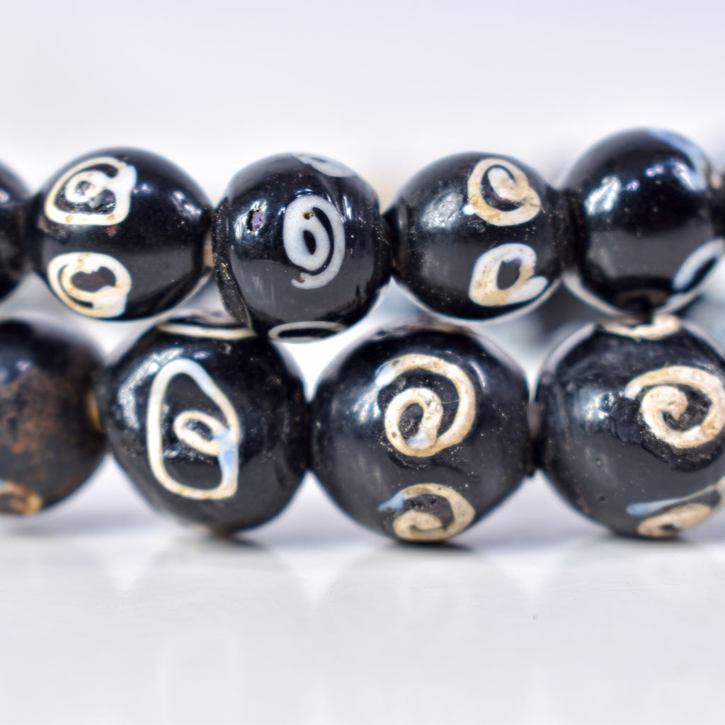 Zen and Skunk Mixed Venetian Trade Beads
