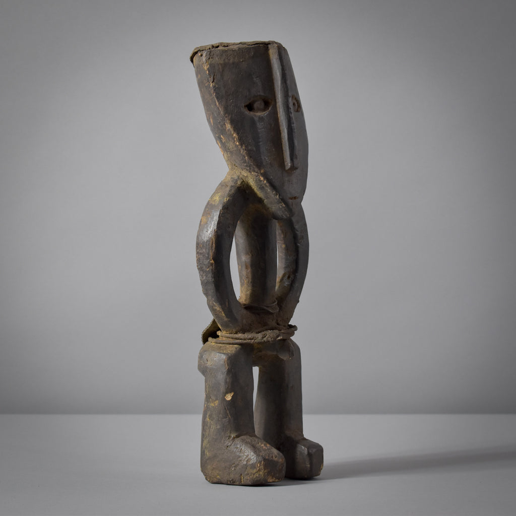 Lengola Standing Male Abstract Wood Figure Congo