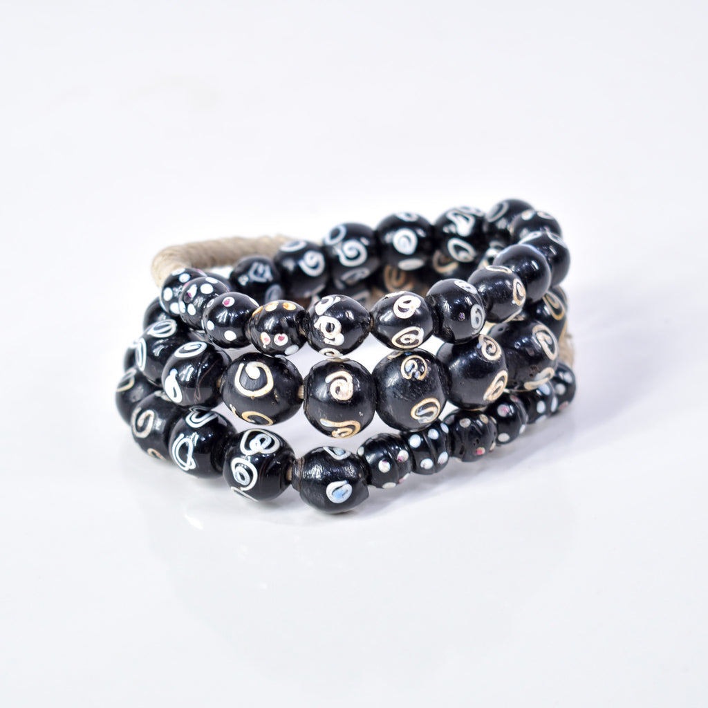 Zen and Skunk Mixed Venetian Trade Beads