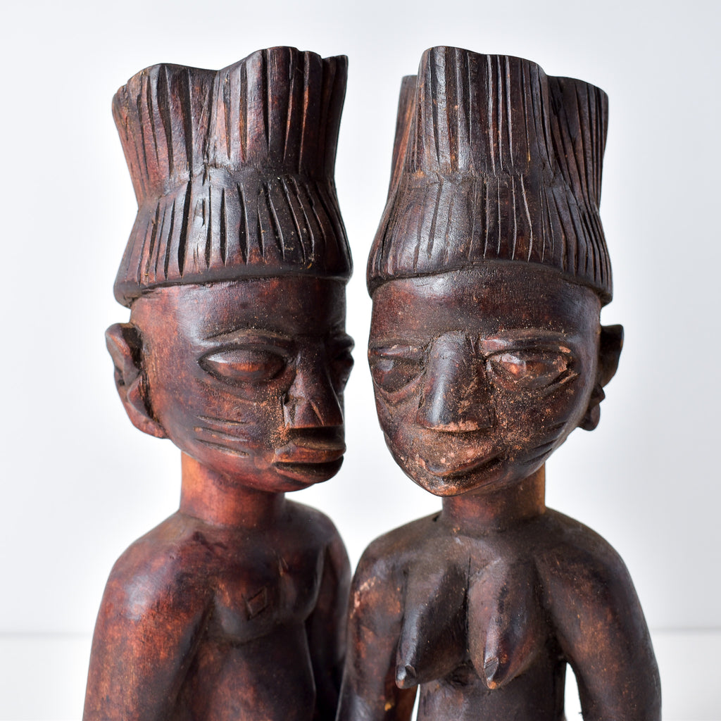 Yoruba Ibeji Pair of Twin Figures Nigeria