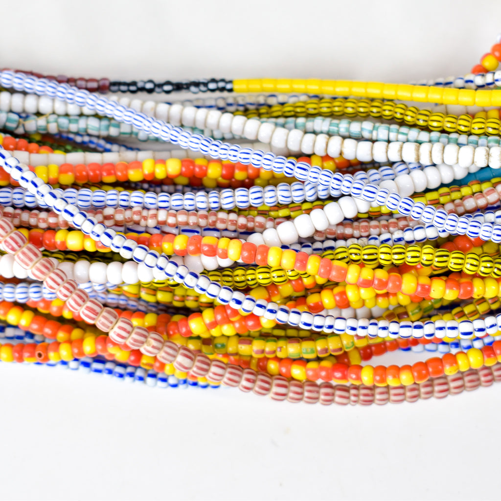 10 Strands Grab Bag Mixed Trade Beads