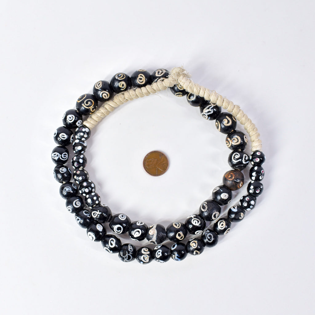 Zen and Skunk Mixed Venetian Trade Beads