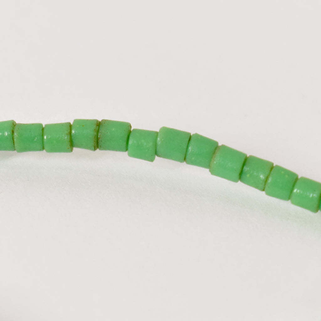 Green Tile Trade Beads