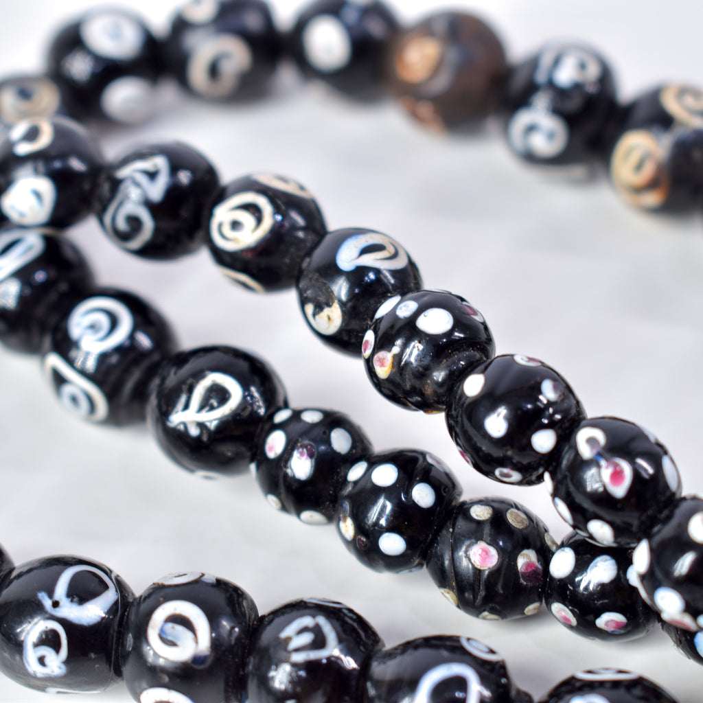 Zen and Skunk Mixed Venetian Trade Beads
