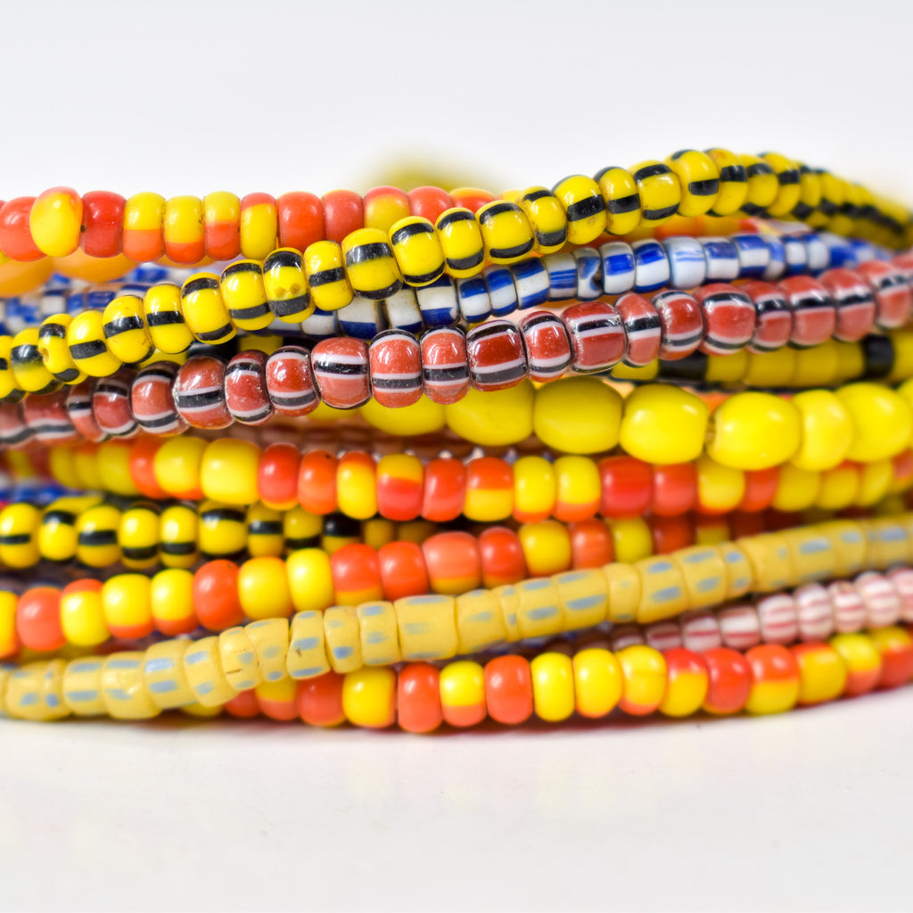 10 Strands Grab Bag Mixed Trade Beads