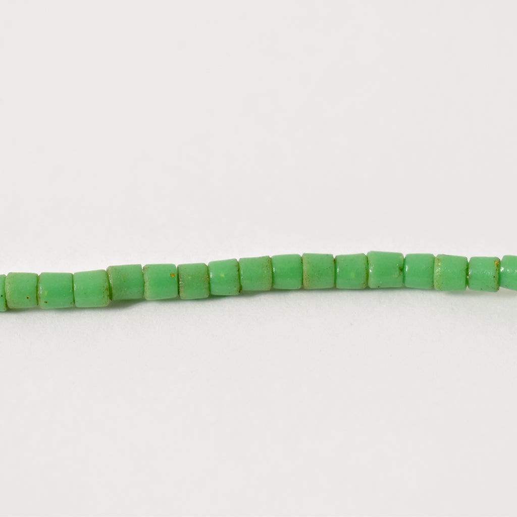 Green Tile Trade Beads