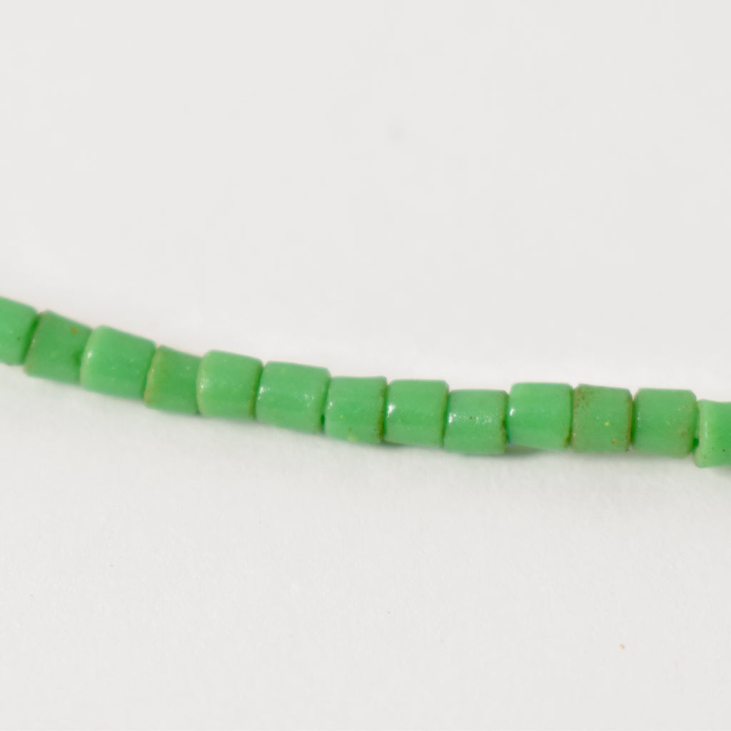 Green Tile Trade Beads