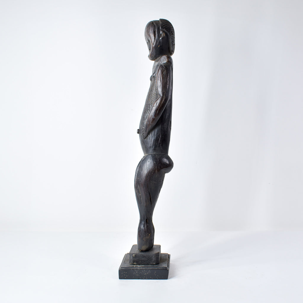 Male Fang Byeri Standing Reliquary Figure Gabon
