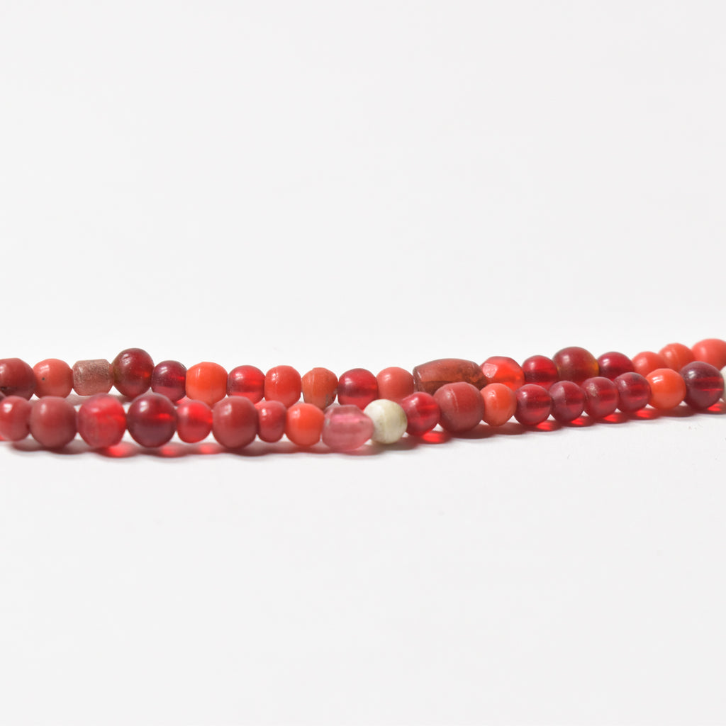 Red Mauritanian Trade Beads Czech