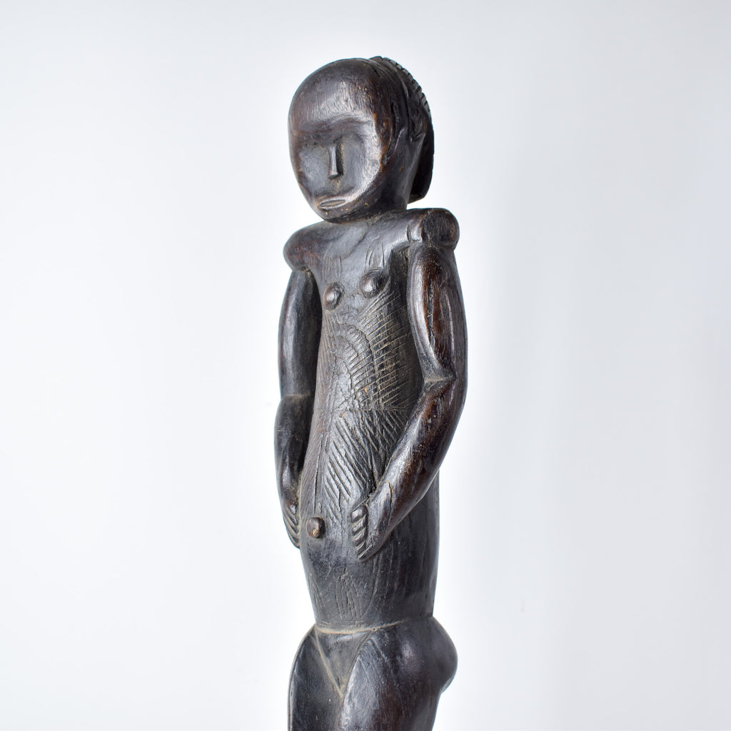 Male Fang Byeri Standing Reliquary Figure Gabon