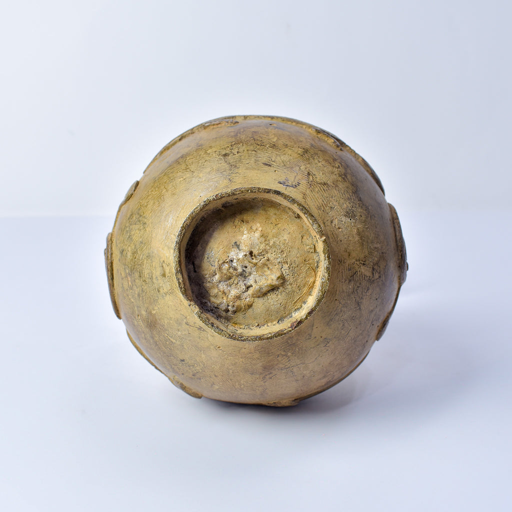 Bobo Metal Pot with Animal Head Burkina Faso
