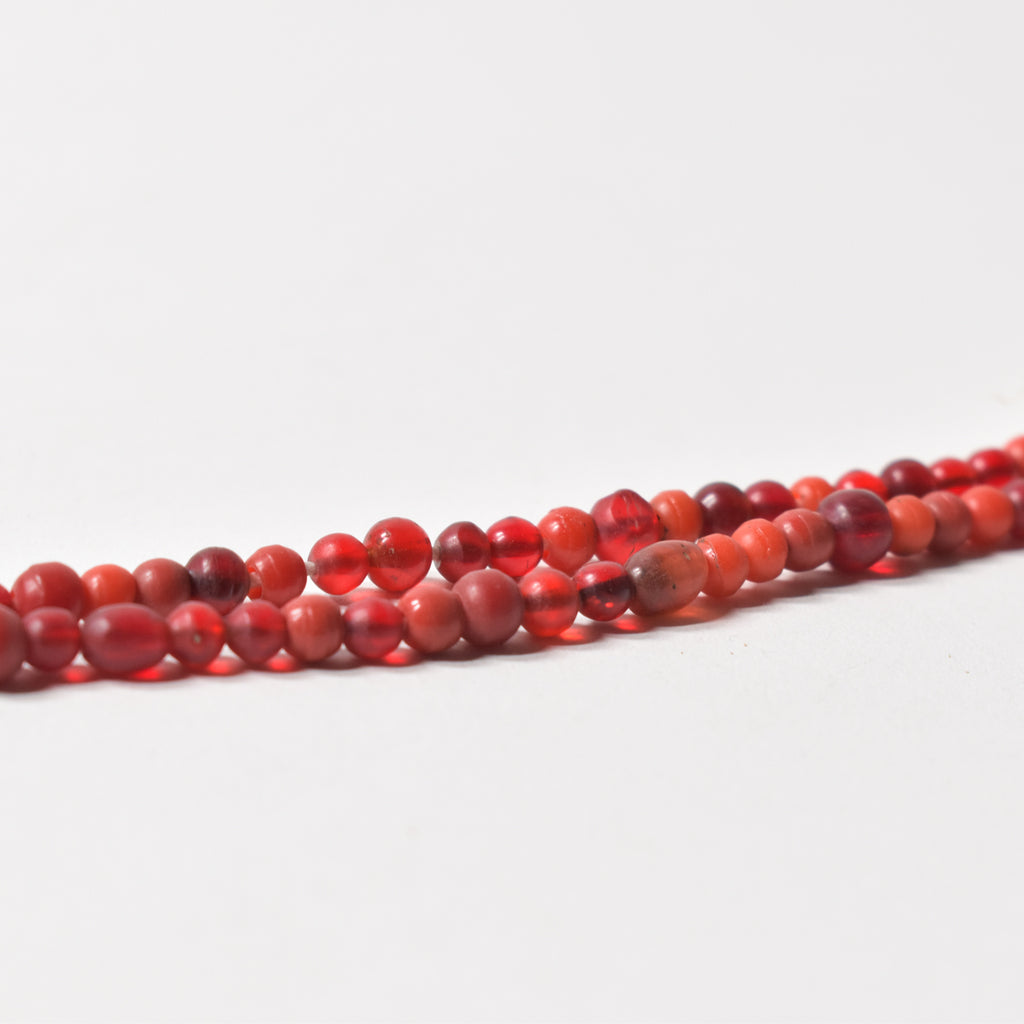 Red Mauritanian Trade Beads Czech