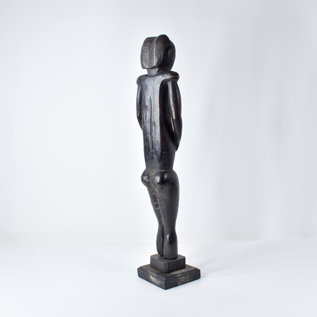 Male Fang Byeri Standing Reliquary Figure Gabon
