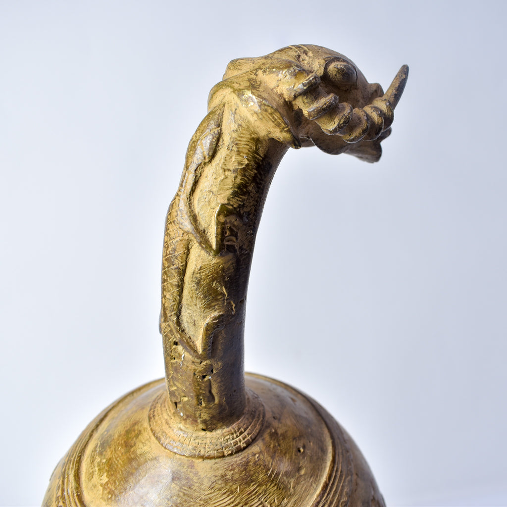 Bobo Metal Pot with Animal Head Burkina Faso