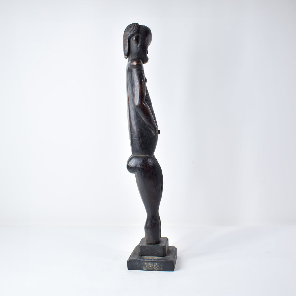 Male Fang Byeri Standing Reliquary Figure Gabon