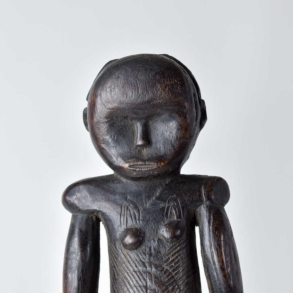 Male Fang Byeri Standing Reliquary Figure Gabon