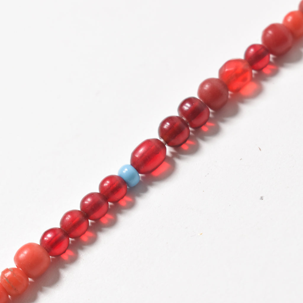 Red Mauritanian Trade Beads Czech