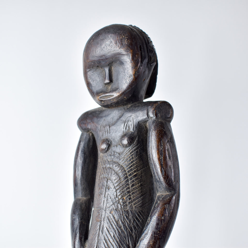 Male Fang Byeri Standing Reliquary Figure Gabon