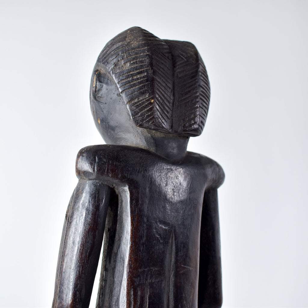 Male Fang Byeri Standing Reliquary Figure Gabon