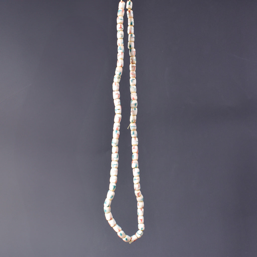 Krobo Recycled Powder Glass Trade Beads 31 Inch