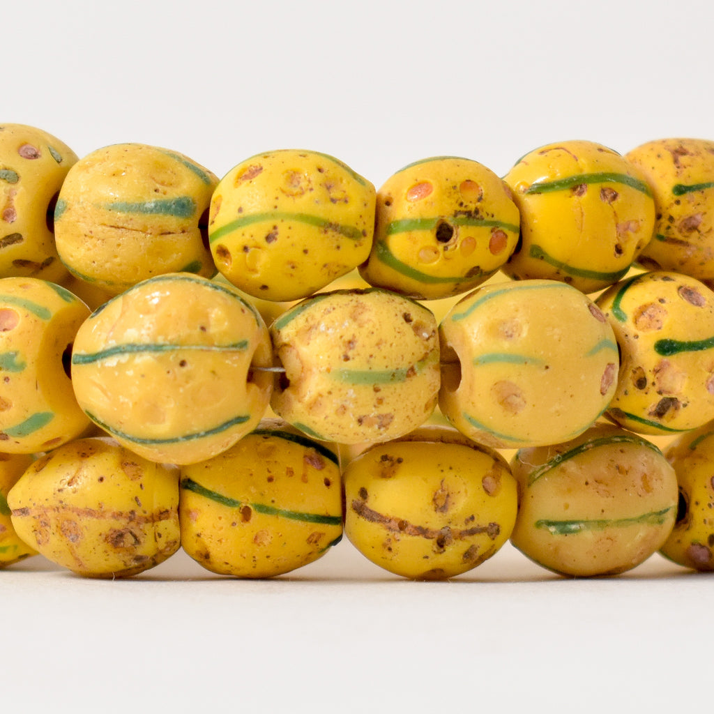 Venetian Yellow Trade Beads JK Brown Collection