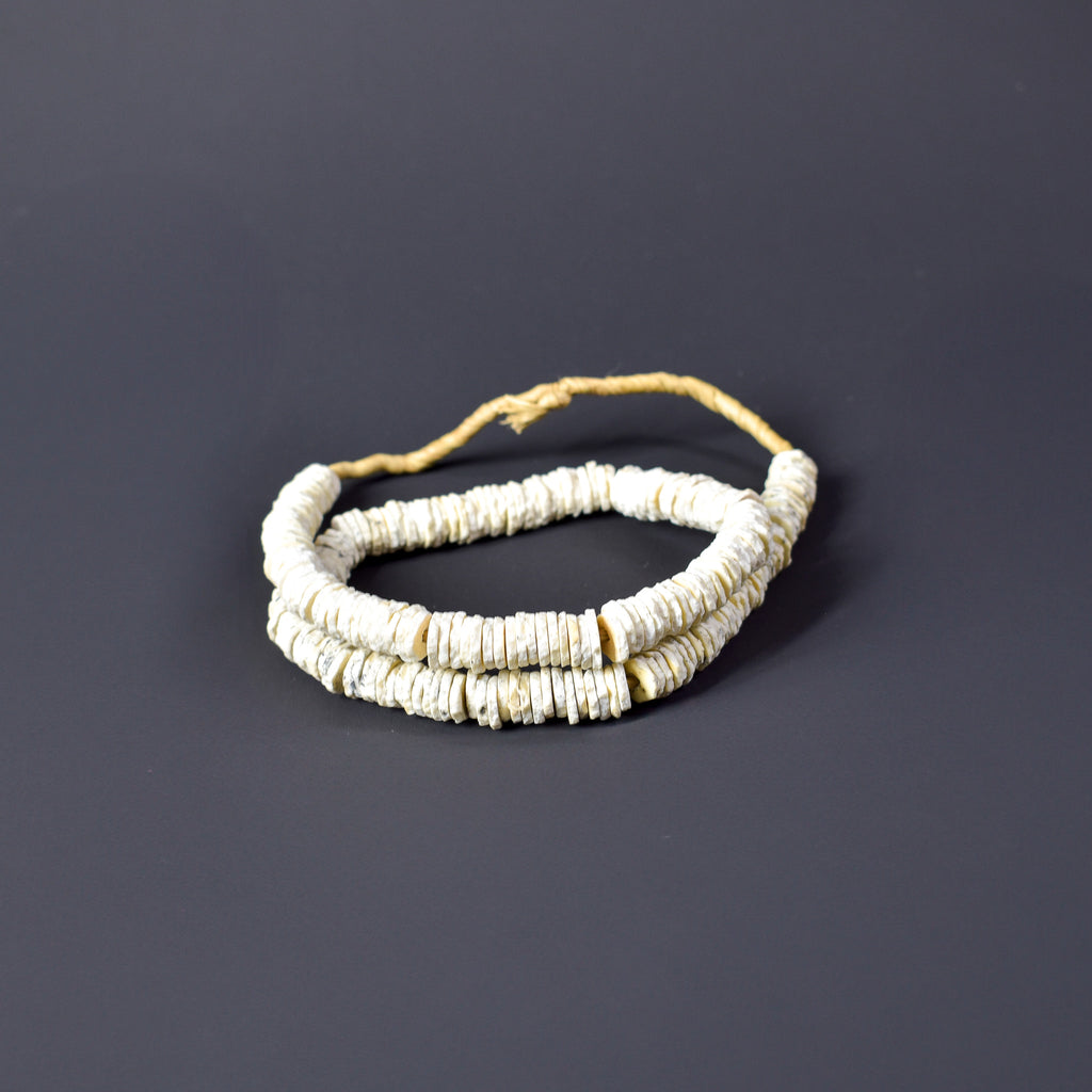 Ostrich Egg Shell Heishi Trade Beads