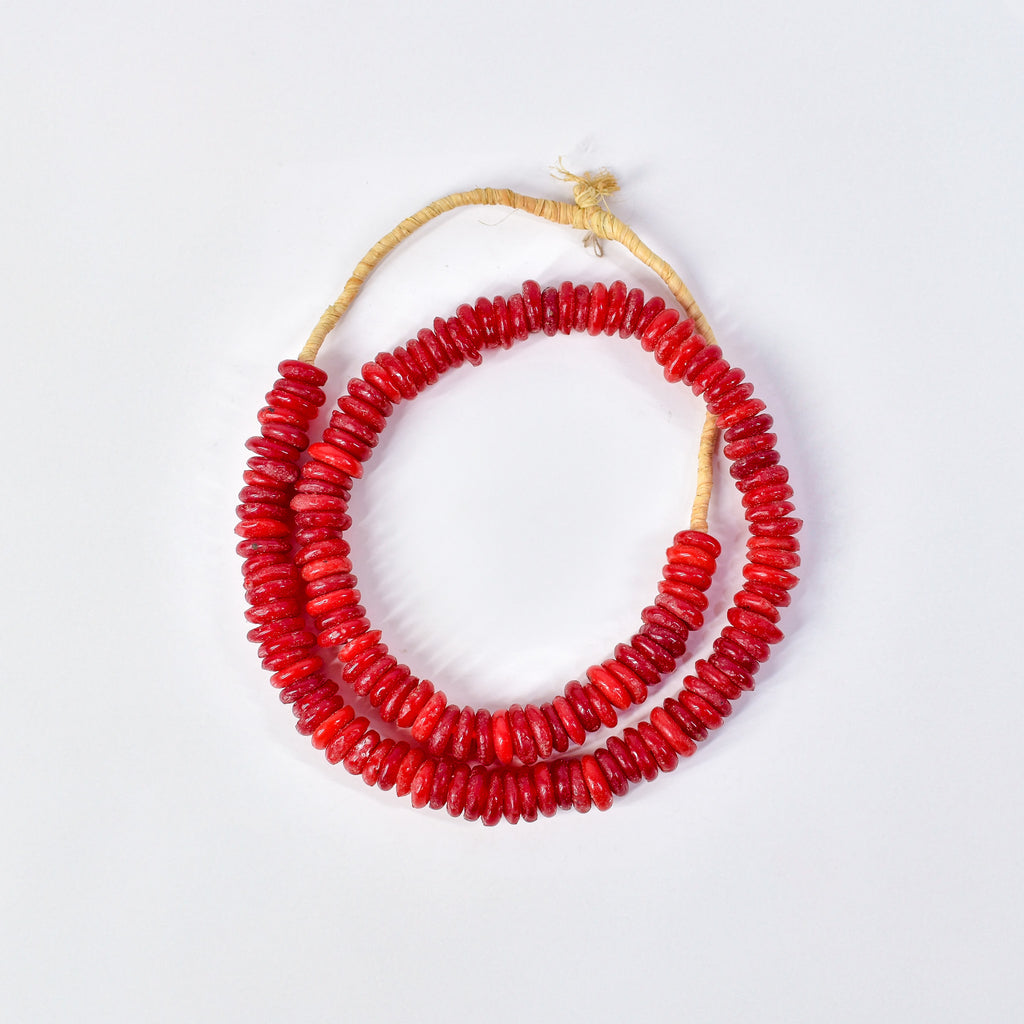 Ghana Annular Red Trade Beads