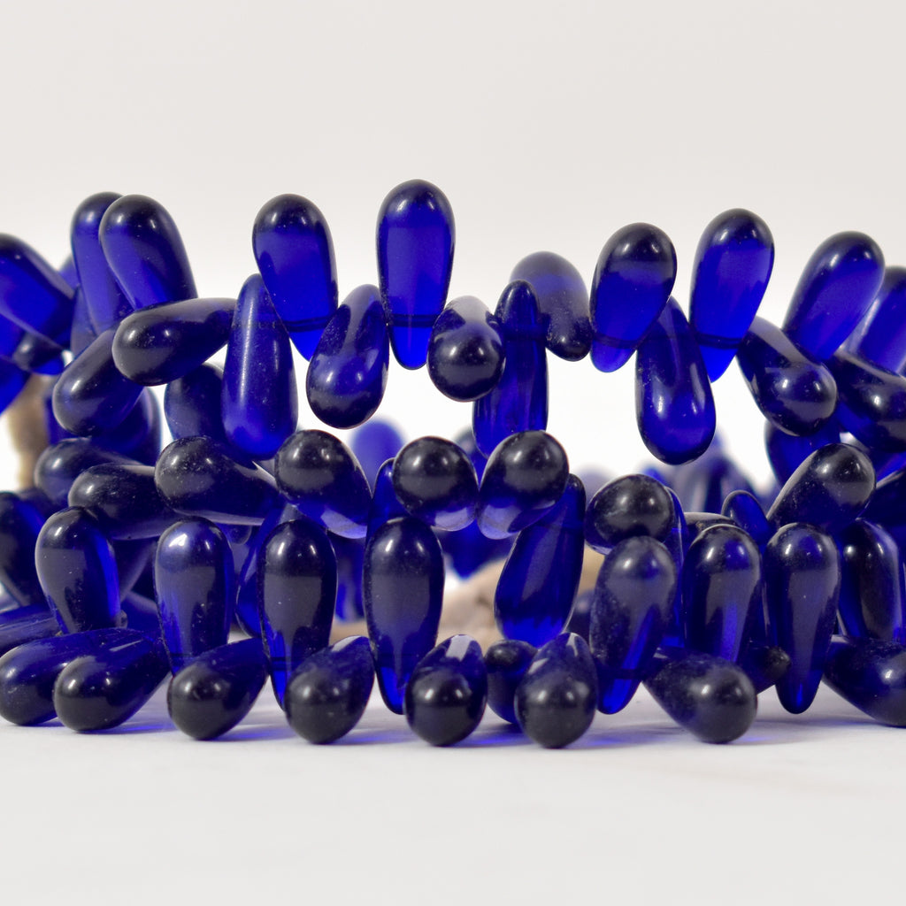 Blue Wedding Trade Beads Czech