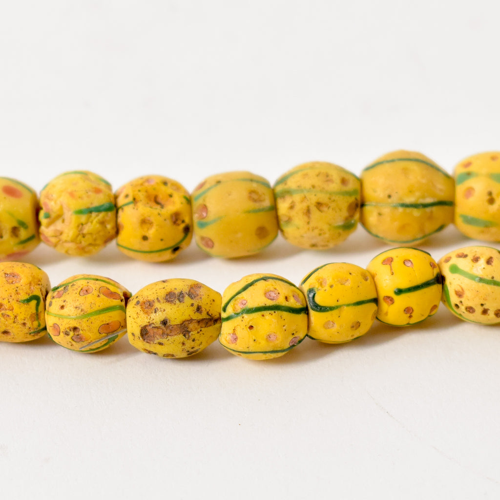 Venetian Yellow Trade Beads JK Brown Collection