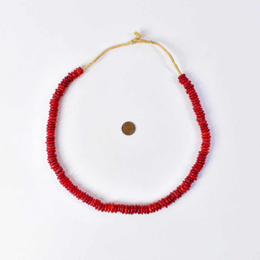 Ghana Annular Red Trade Beads