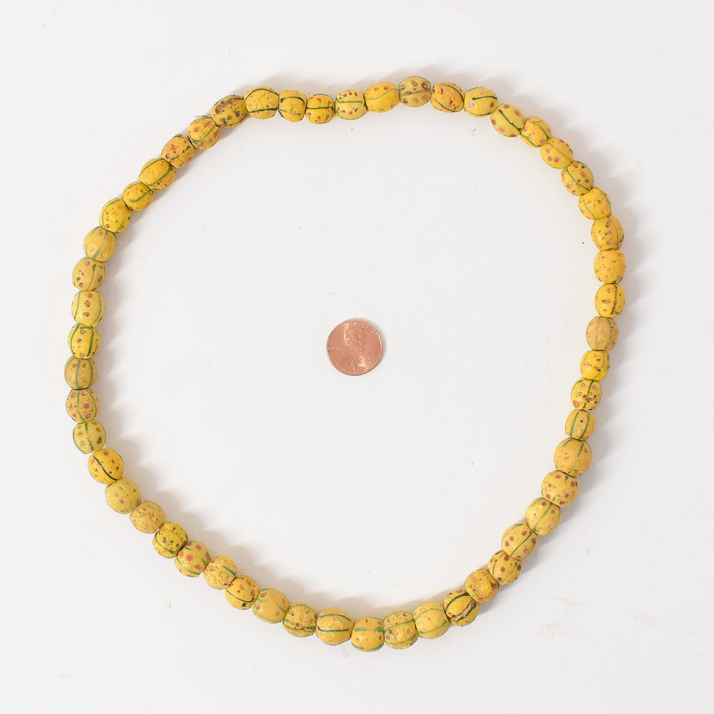 Venetian Yellow Trade Beads JK Brown Collection