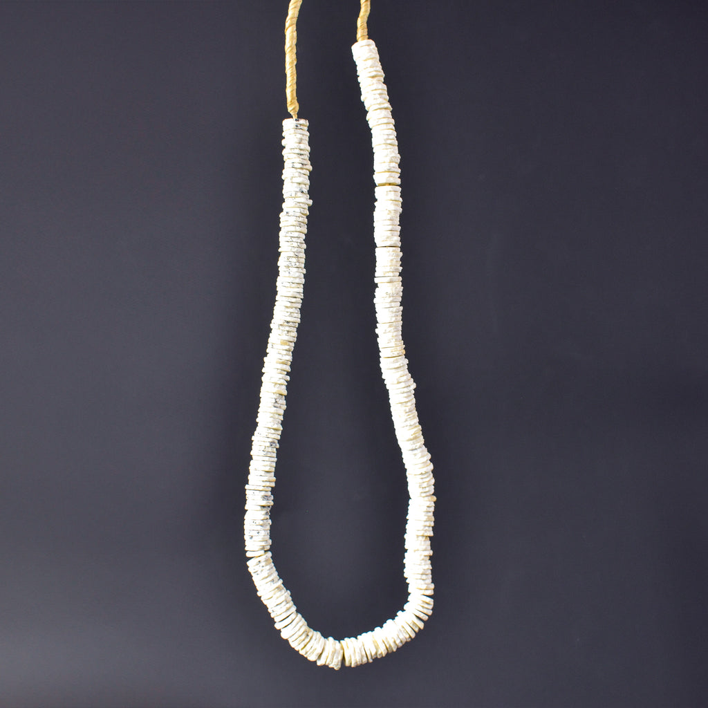 Ostrich Egg Shell Heishi Trade Beads