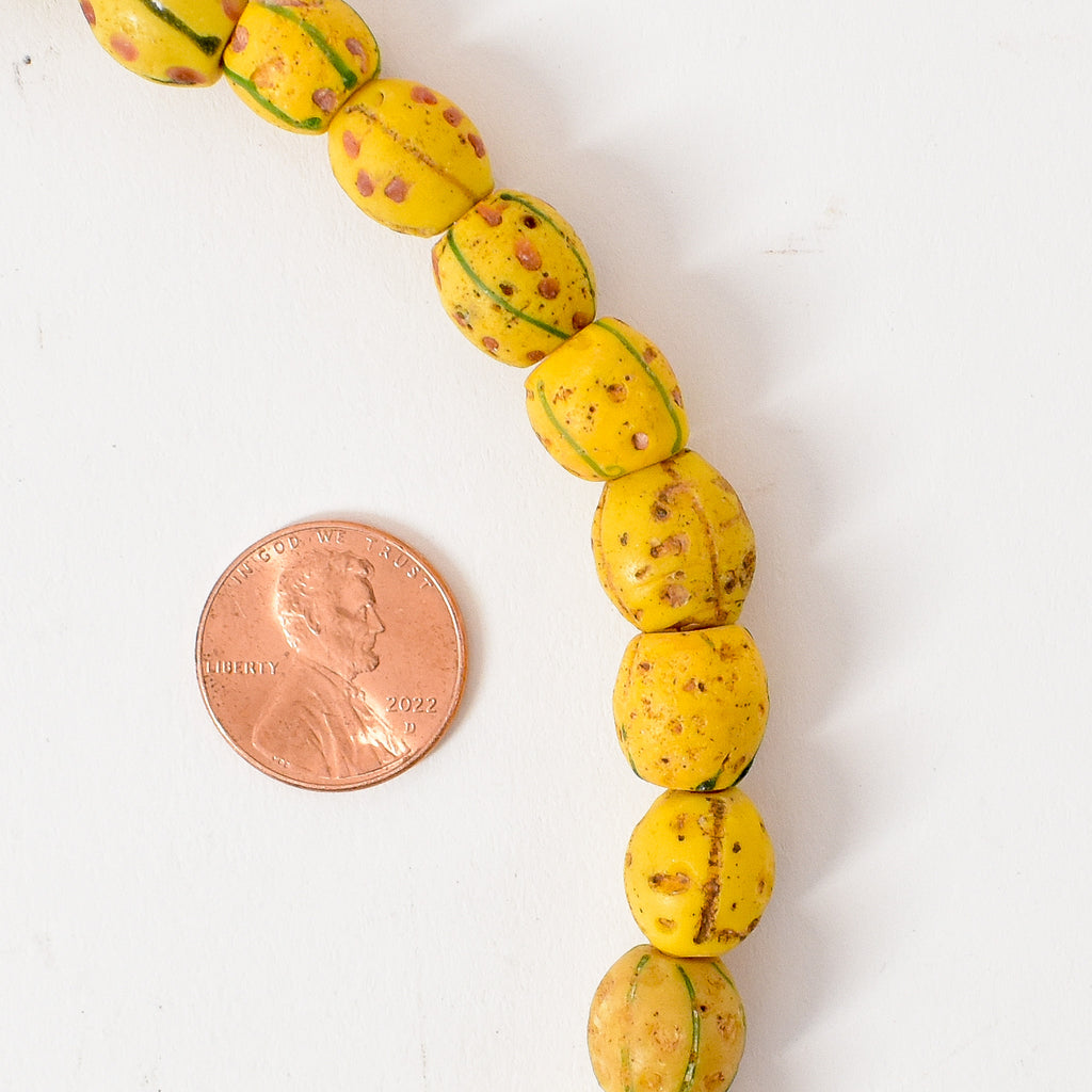 Venetian Yellow Trade Beads JK Brown Collection
