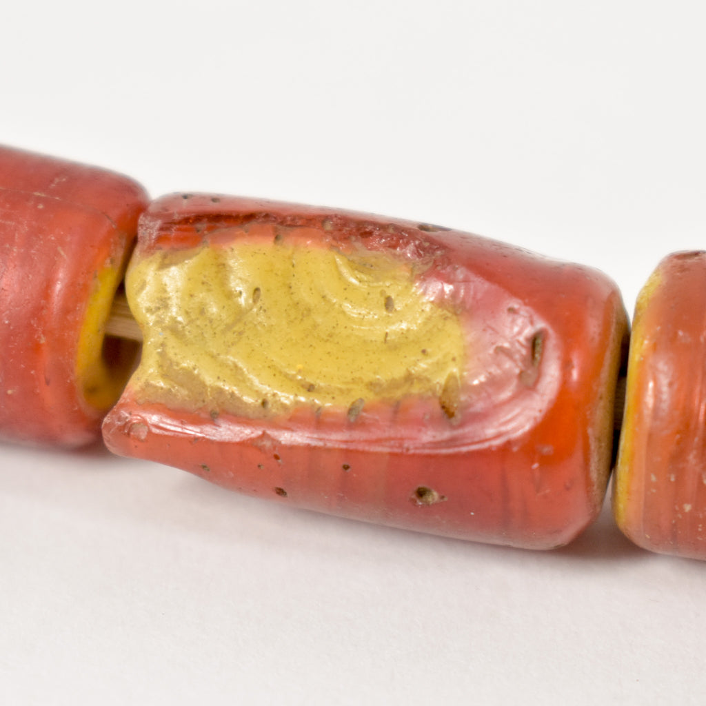 Cornaline d'Aleppo Venetian Trade Beads 31 Inch