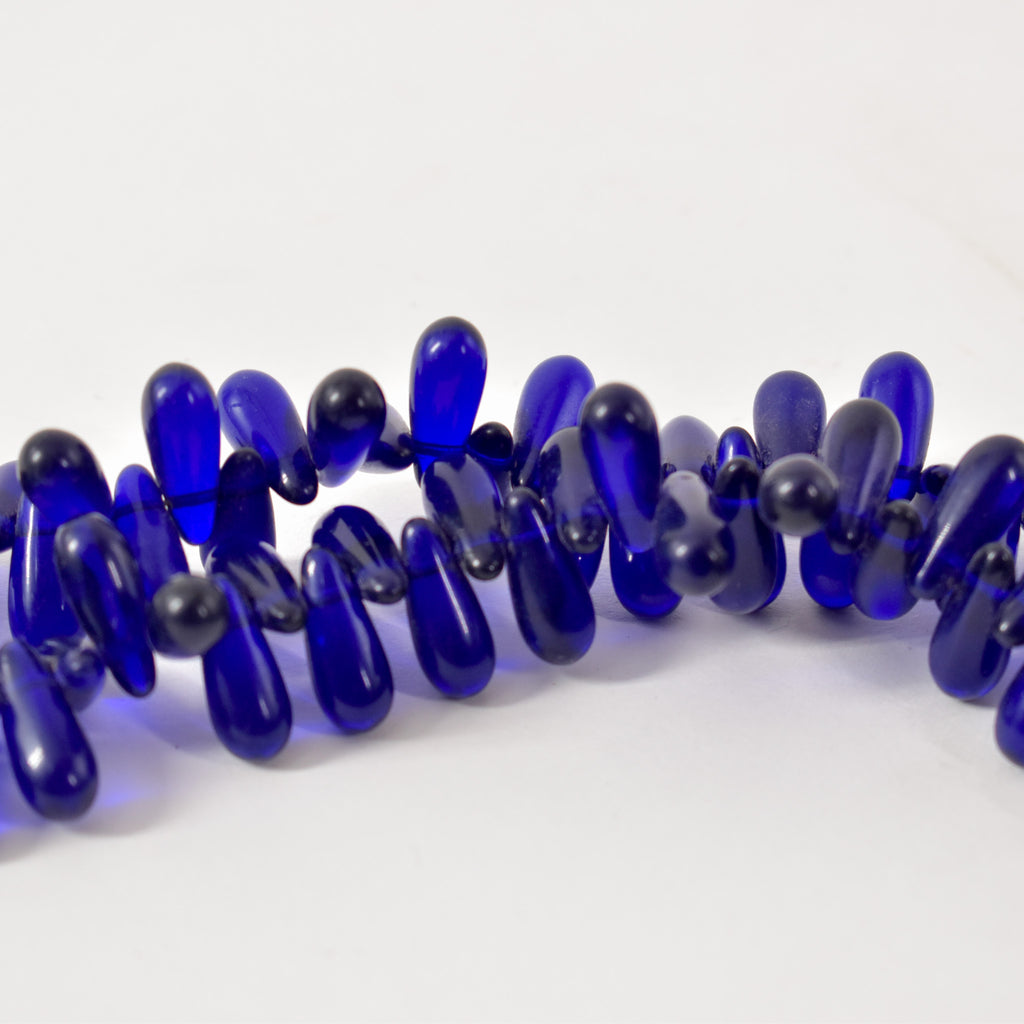 Blue Wedding Trade Beads Czech