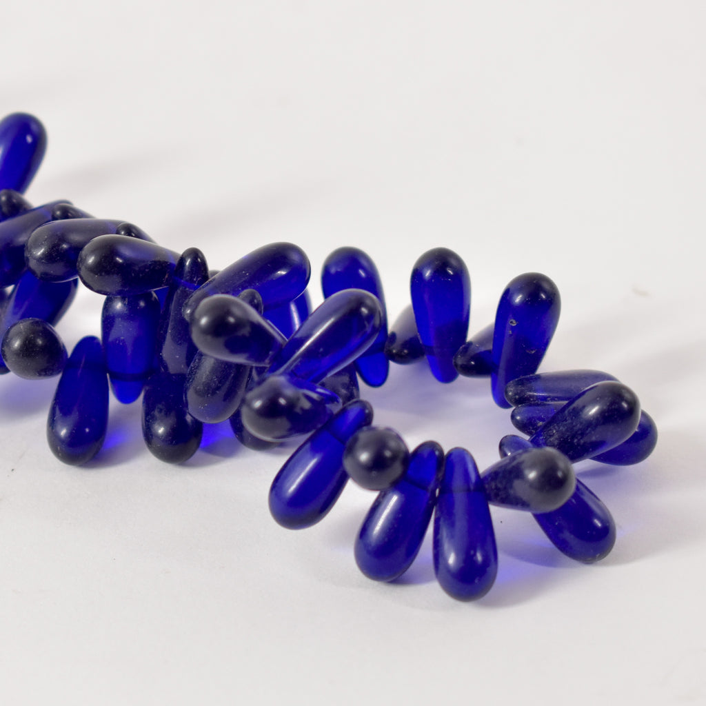 Blue Wedding Trade Beads Czech