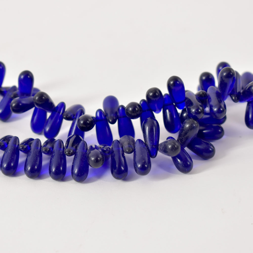 Blue Wedding Trade Beads Czech