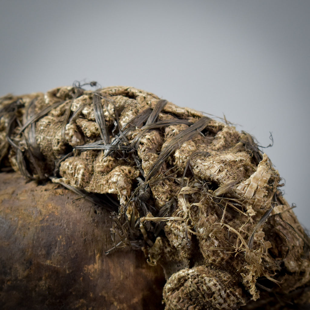 Pende Mask with Woven Hood Congo