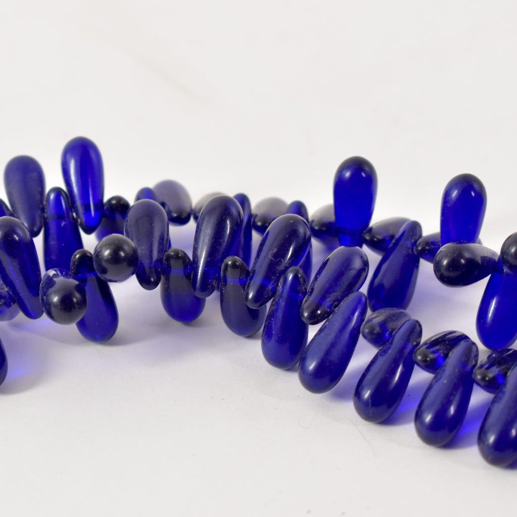 Blue Wedding Trade Beads Czech