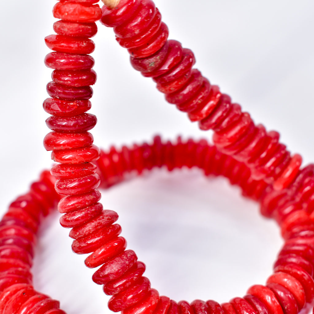 Ghana Annular Red Trade Beads