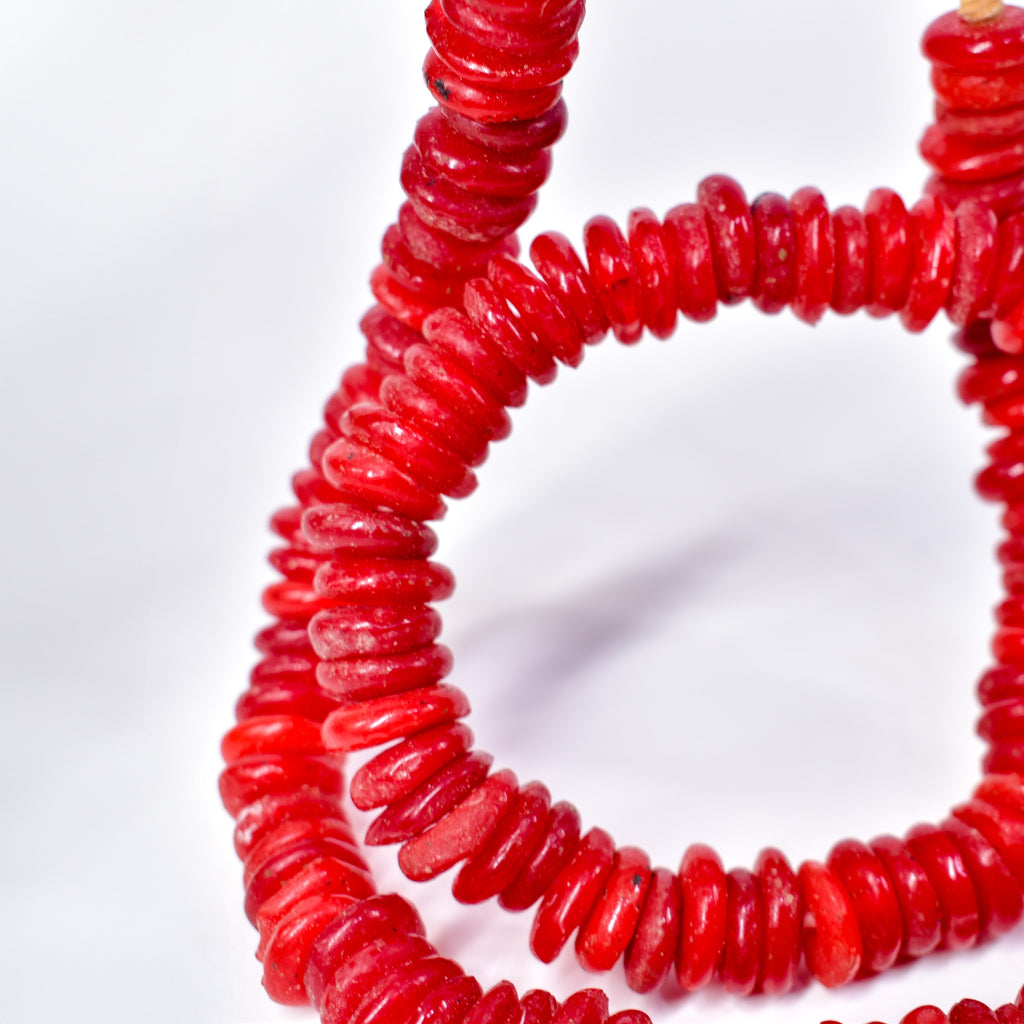 Ghana Annular Red Trade Beads